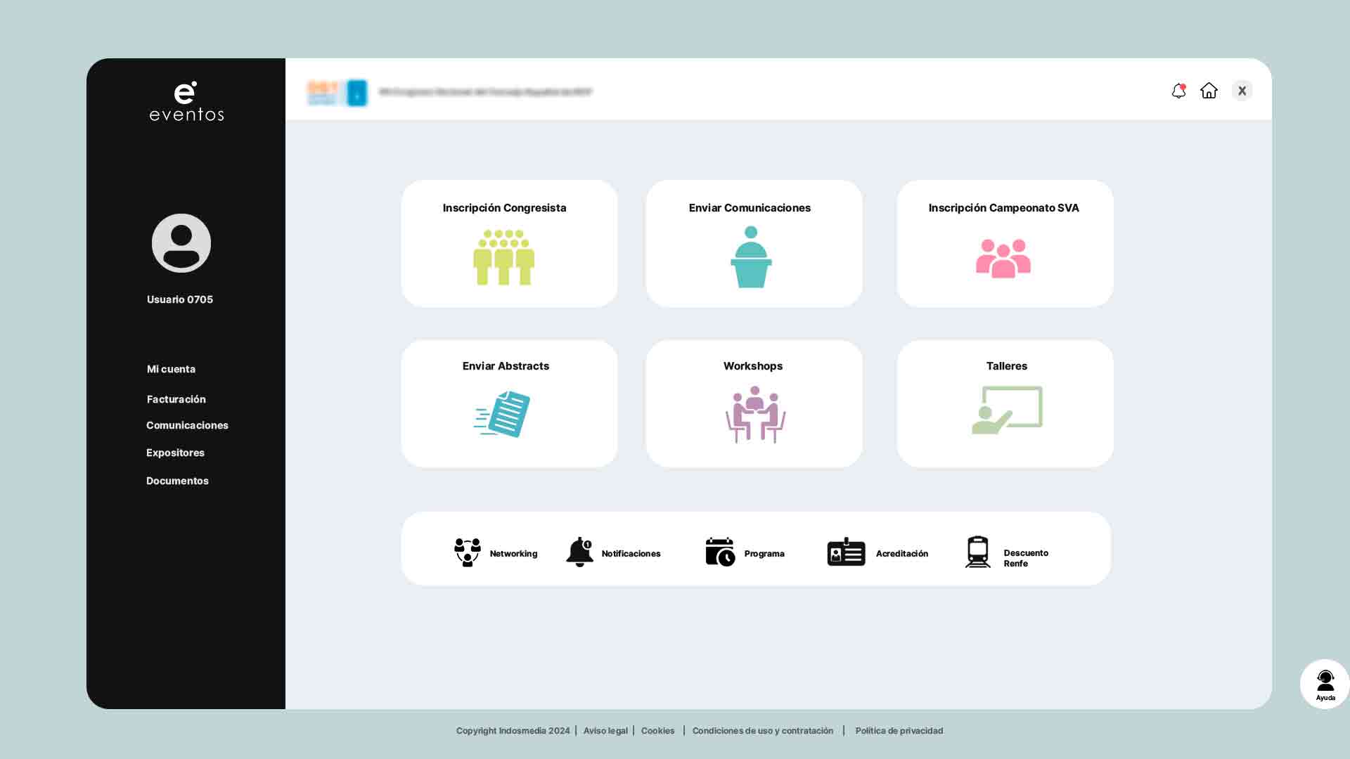 dashboardUSUARIOS Software para congresos
