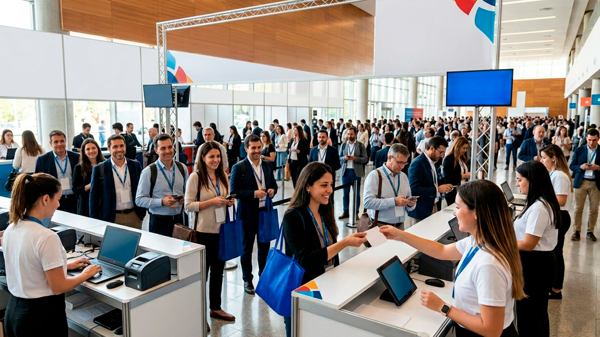 Gestión de acreditaciones en congresos